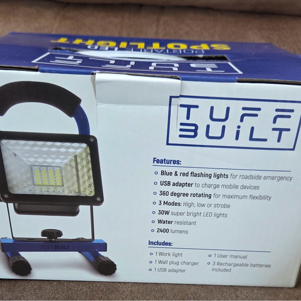 Tuff Built Blue LED Work Light